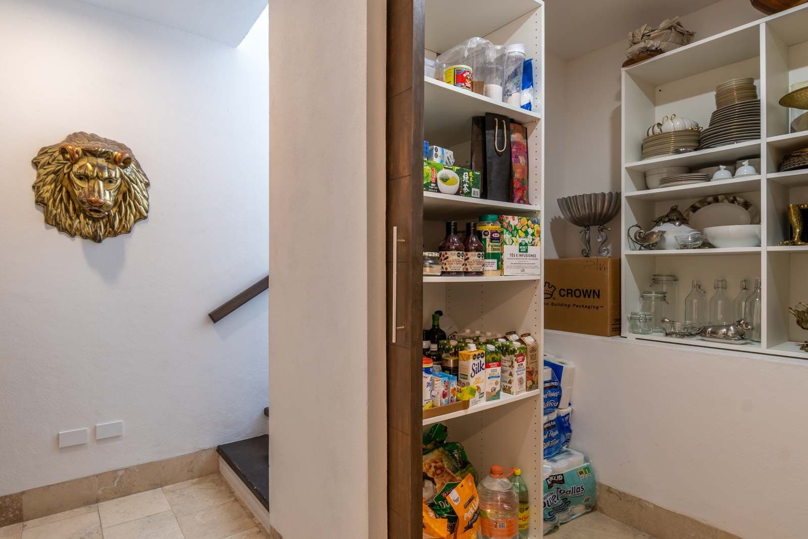 Casa Blanca — Centro, San Miguel de Allende — photo 14 — organized pantry, gleaming shelving elegance