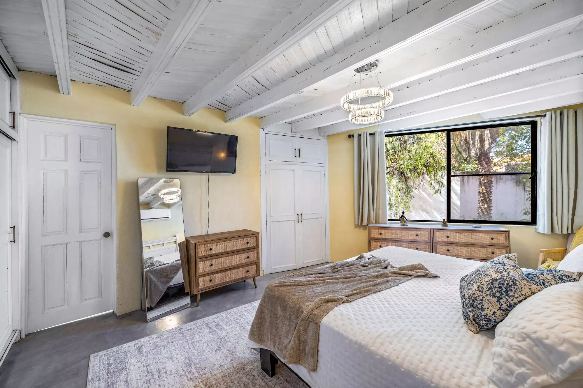 Casa Montitlan — Balcones, San Miguel de Allende — photo 20 — sunlit master suite, rustic-modern elegance