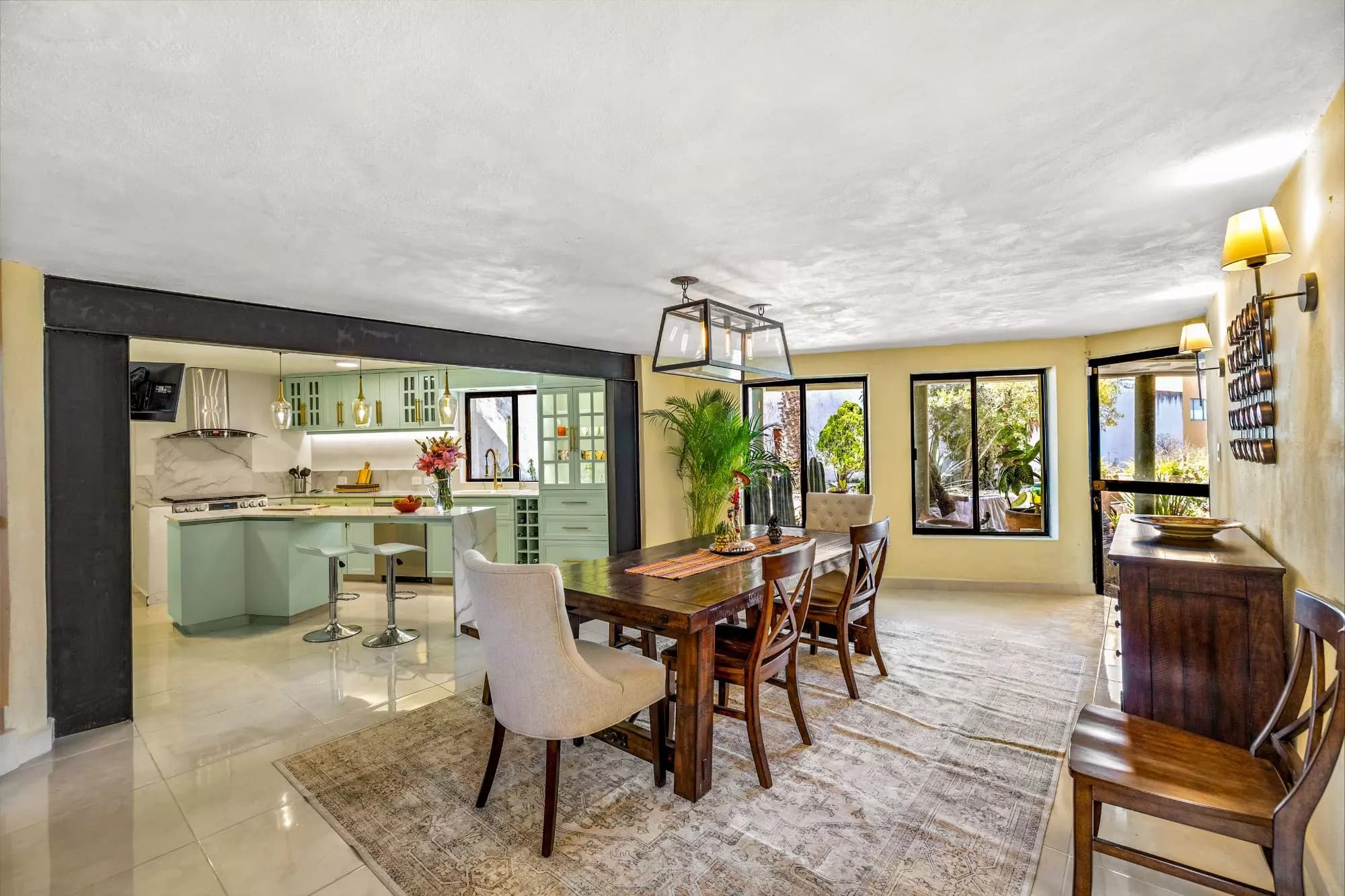 Casa Montitlan — Balcones, San Miguel de Allende — photo 2 — sunlit open-concept living, sophisticated elegance