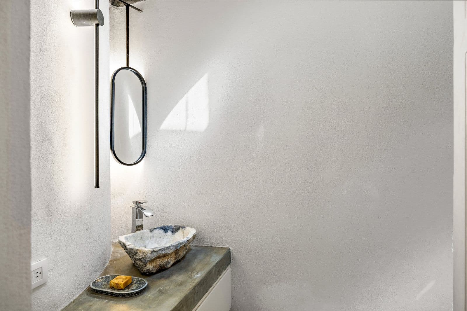 Casa Montitlan — Balcones, San Miguel de Allende — photo 3 — artisanal spa-inspired powder room