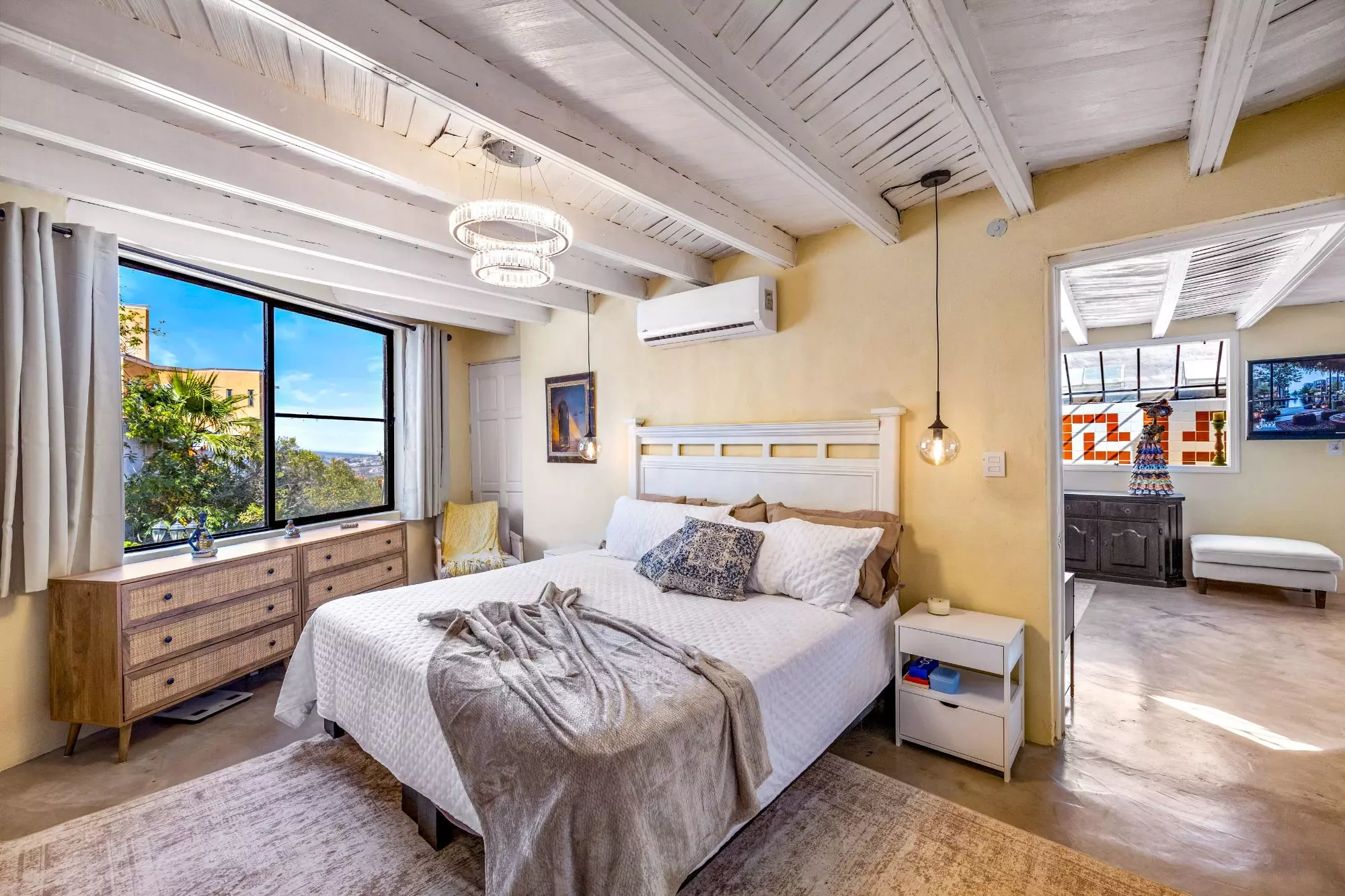 Casa Montitlan — Balcones, San Miguel de Allende — photo 21 — sun-drenched master suite, panoramic views