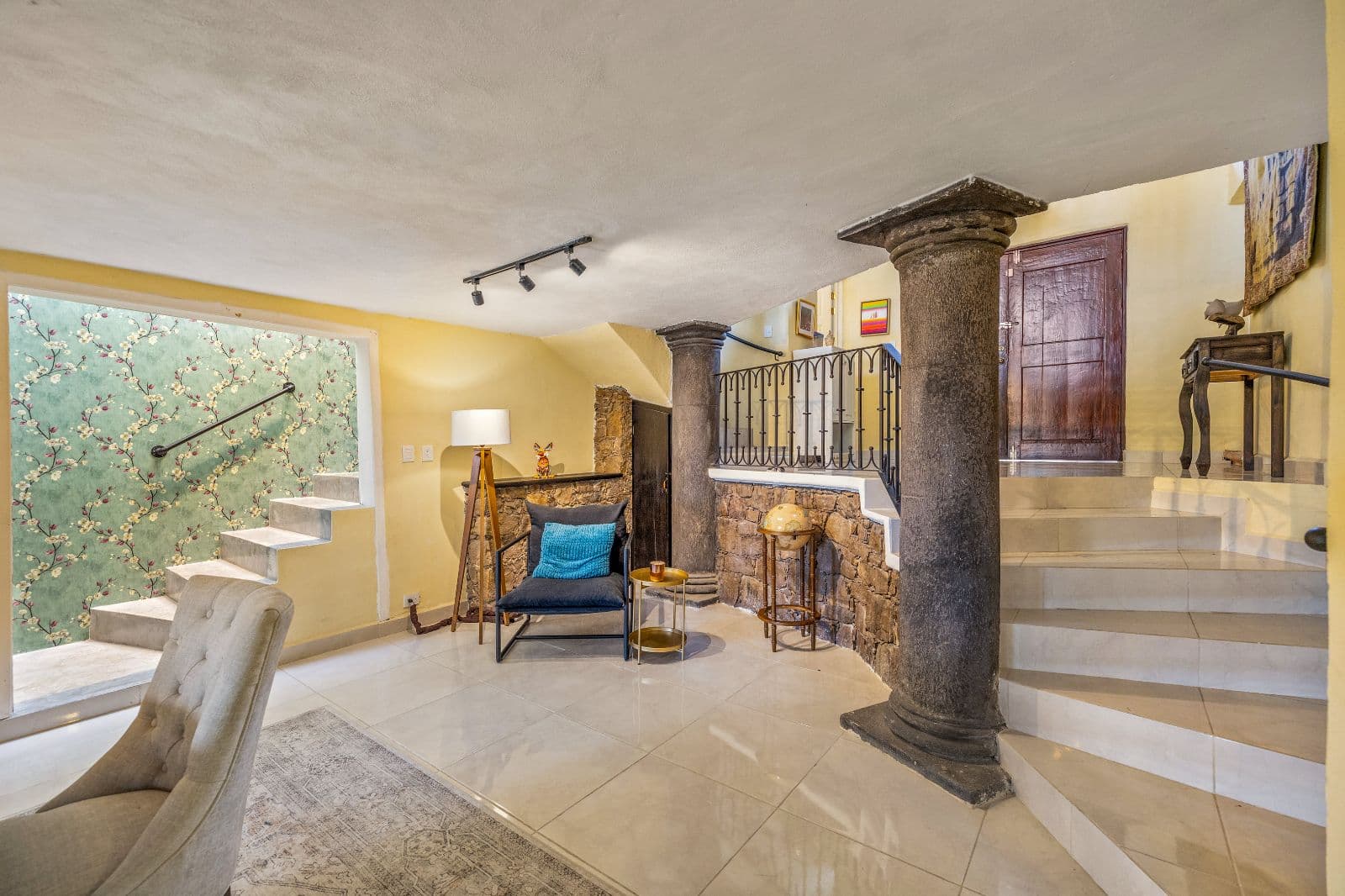 Casa Montitlan — Balcones, San Miguel de Allende — photo 2 — sunlit colonial space with architectural grandeur