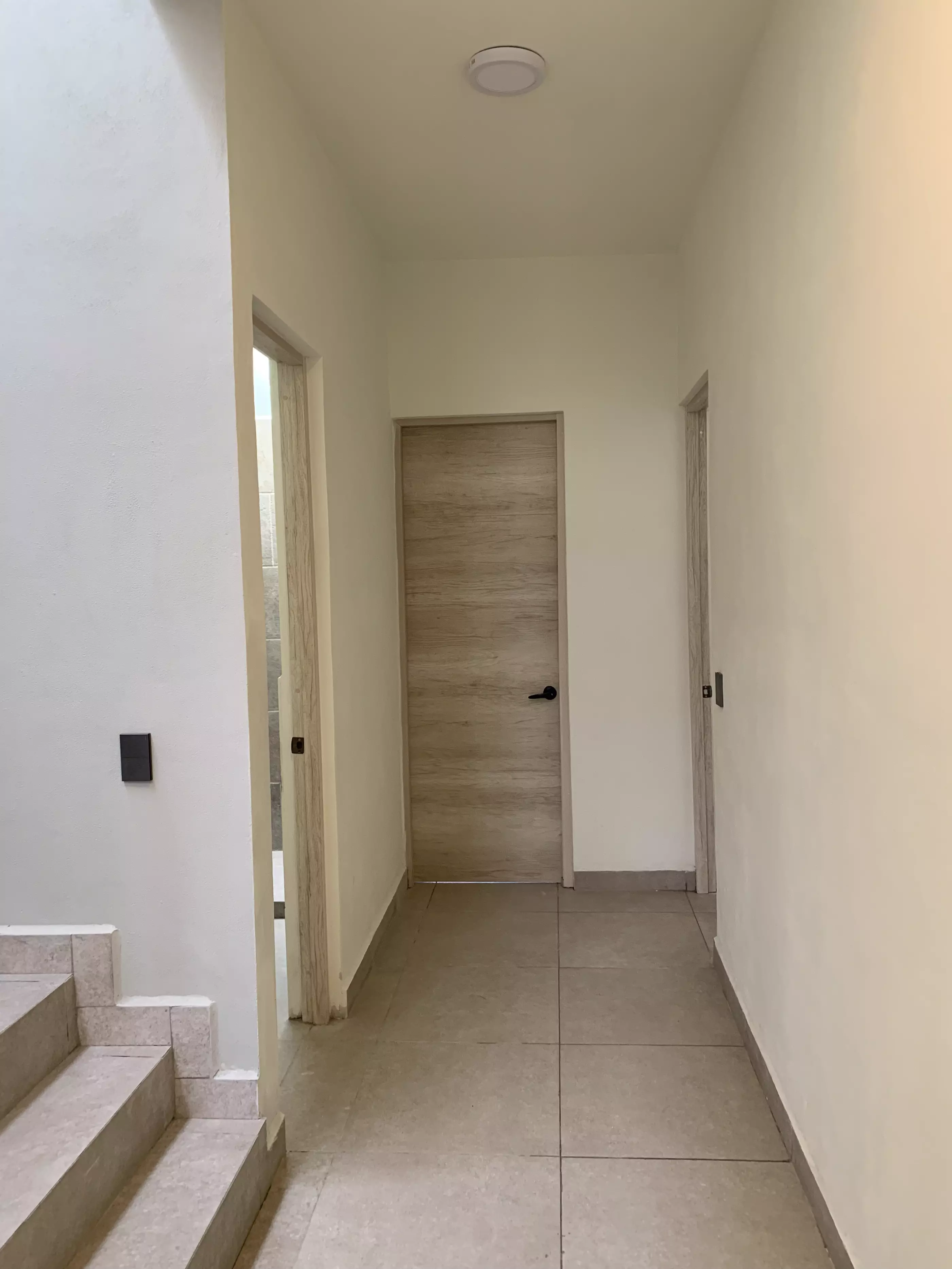 Casa San Carlos — San Rafael, San Miguel de Allende — photo 9 — bright hallway, modern wooden doors