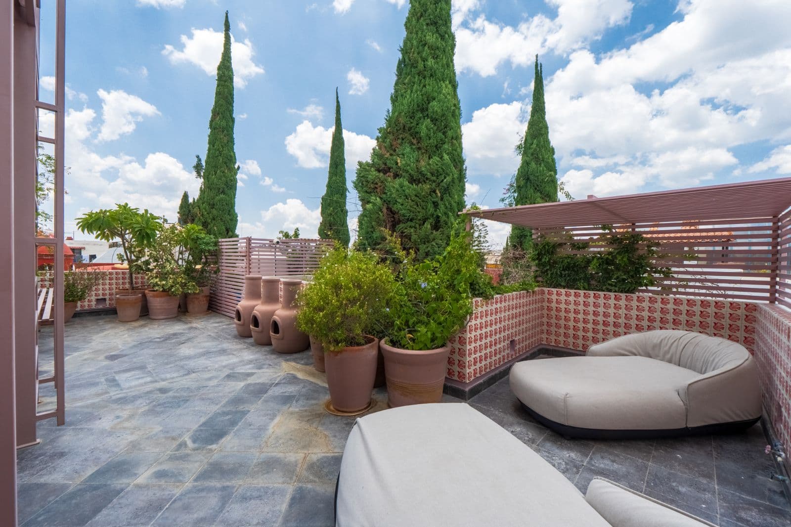 Casa Cielito Lindo — Guadalupe, San Miguel de Allende — photo 16 — sunlit rooftop oasis with mediterranean elegance