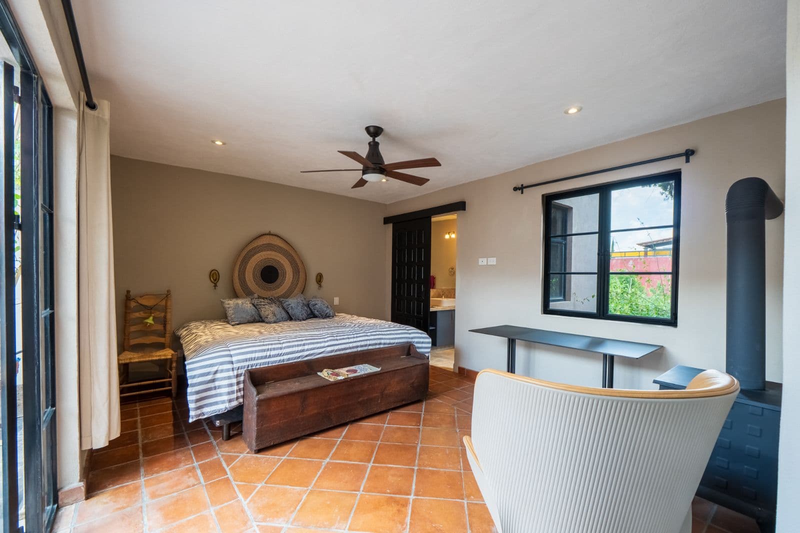 Casa Cielito Lindo — Guadalupe, San Miguel de Allende — photo 10 — spacious master suite, authentic mexican charm