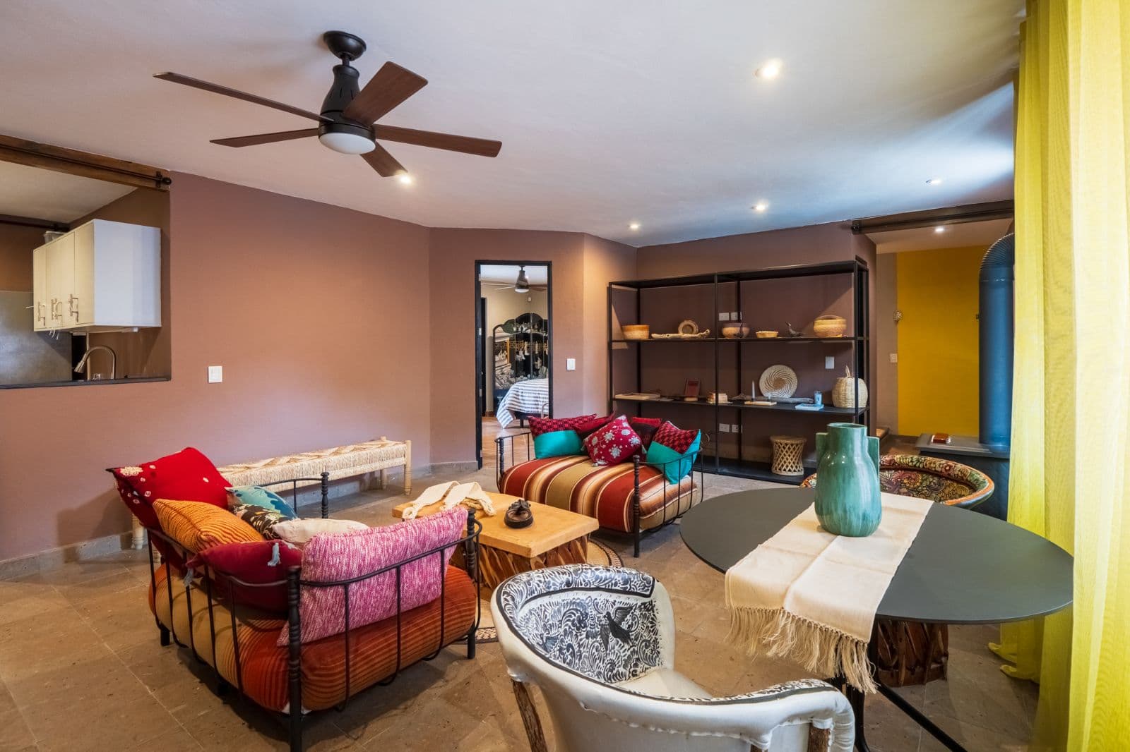 Casa Cielito Lindo — Guadalupe, San Miguel de Allende — photo 8 — vibrant, eclectic entertaining space