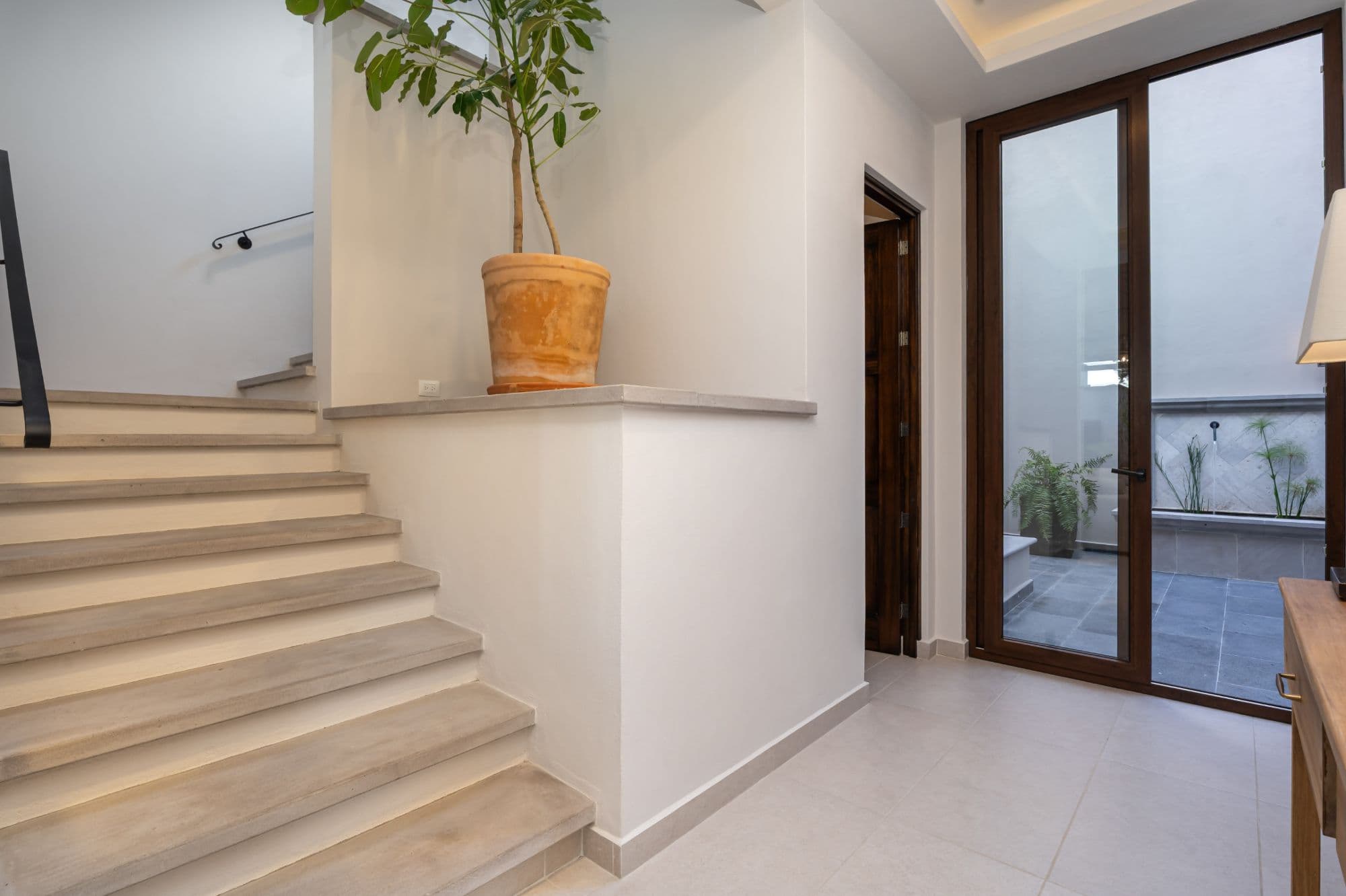 Casa Paulena — Balcones, San Miguel de Allende — photo 21 — sophisticated entryway, architectural elegance awaits