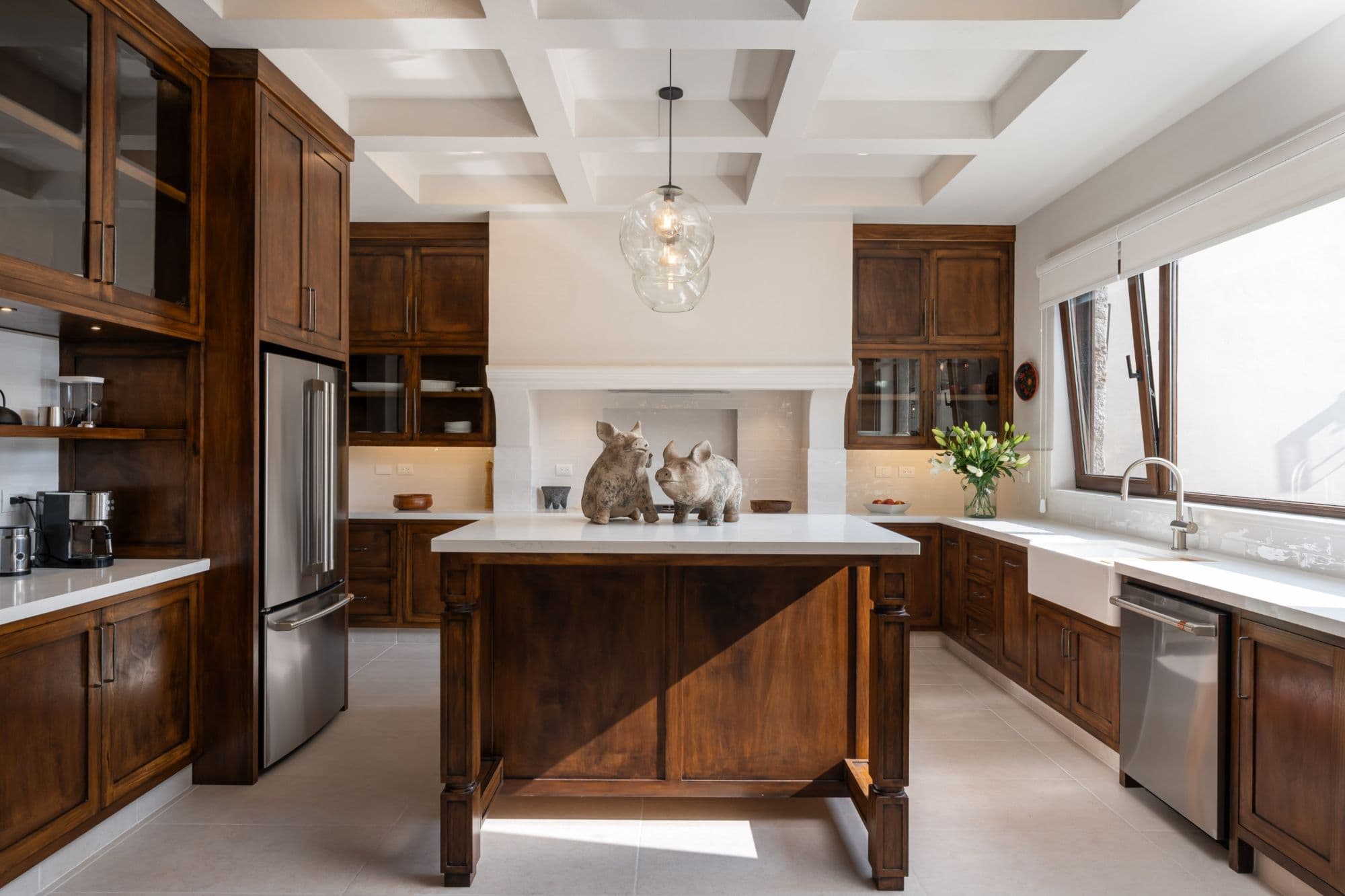 Casa Paulena — Balcones, San Miguel de Allende — photo 7 — sophisticated chef's kitchen, timeless elegance