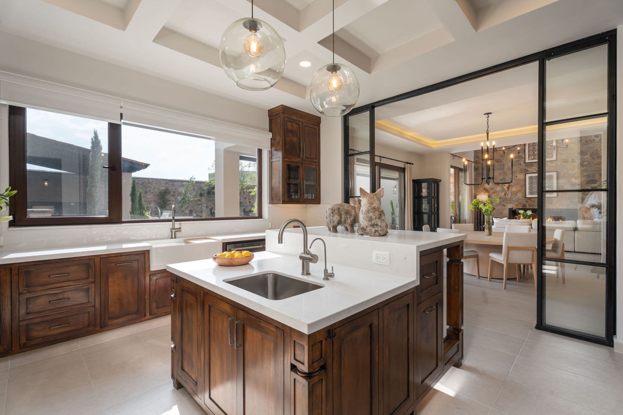 Casa Paulena — Balcones, San Miguel de Allende — photo 9 — contemporary luxury kitchen, refined elegance