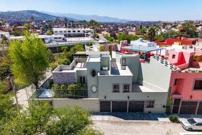 Casa Pial — Centro, San Miguel de Allende — photo 13 — contemporary elegance overlooking vibrant cityscape