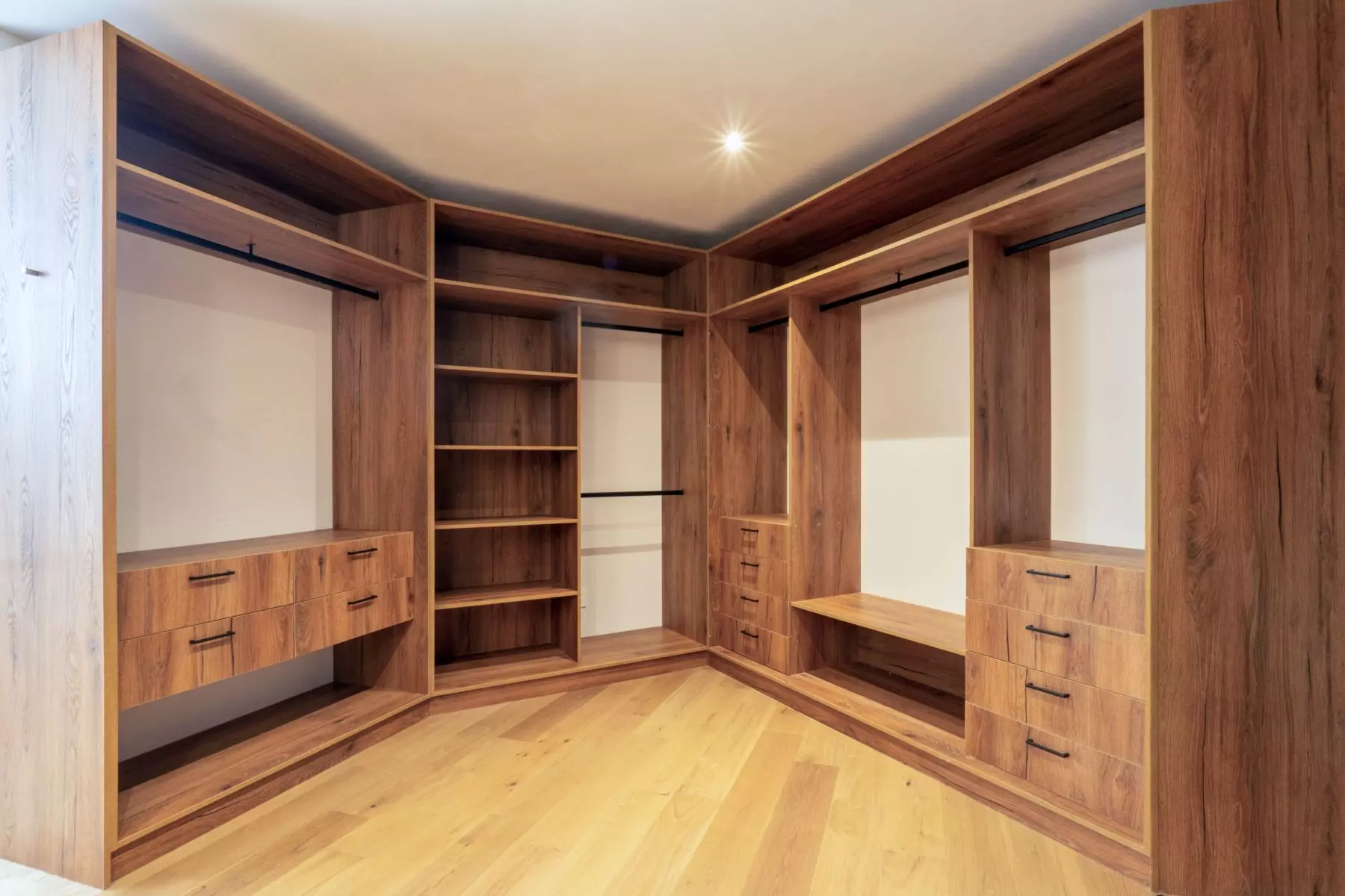 Casa Soñada — Zirándaro, San Miguel de Allende — photo 4 — bespoke walk-in closet, sophisticated wood finishes