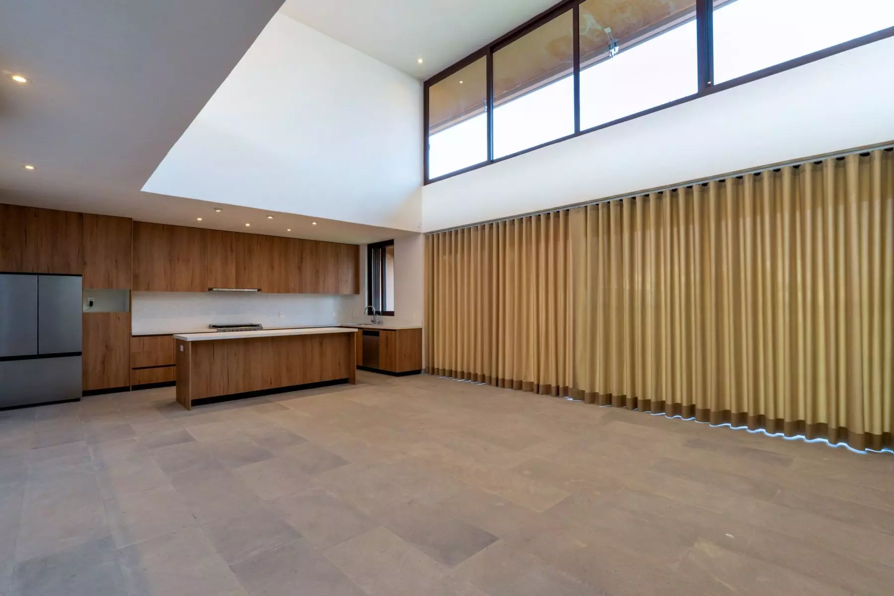 Casa Soñada — Zirándaro, San Miguel de Allende — photo 23 — soaring skylights illuminate contemporary kitchen elegance