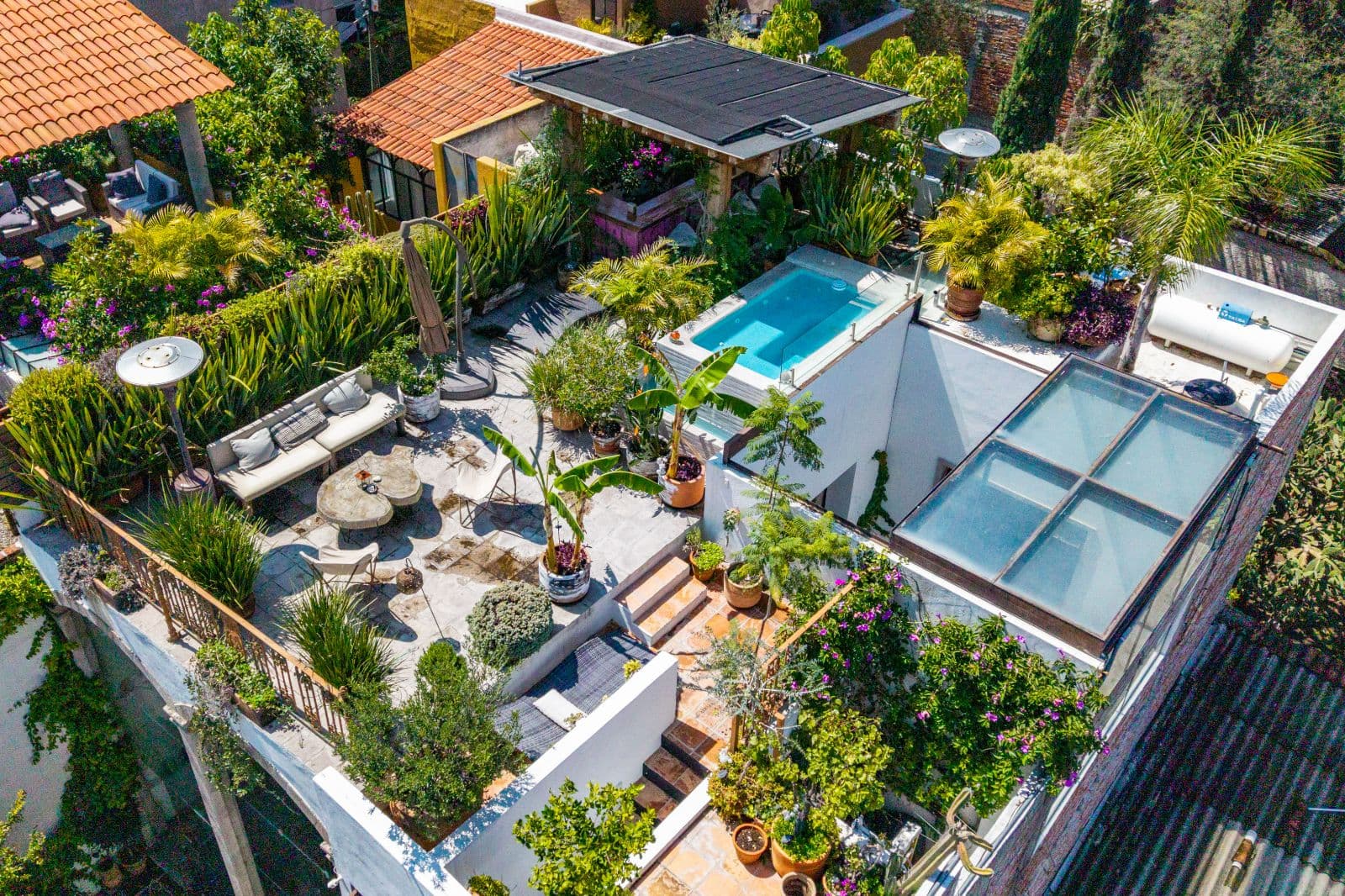 Casa Clae — Guadiana, San Miguel de Allende — photo 26 — lush terraced oasis with resort amenities