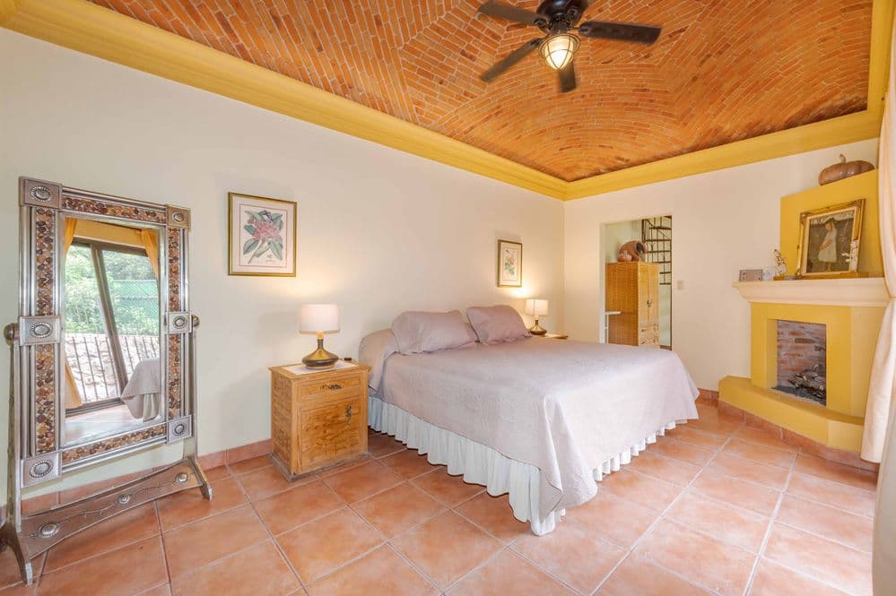 Casa Trueno — La Lejona, San Miguel de Allende — photo 15 — serene master suite, rustic-elegant charm