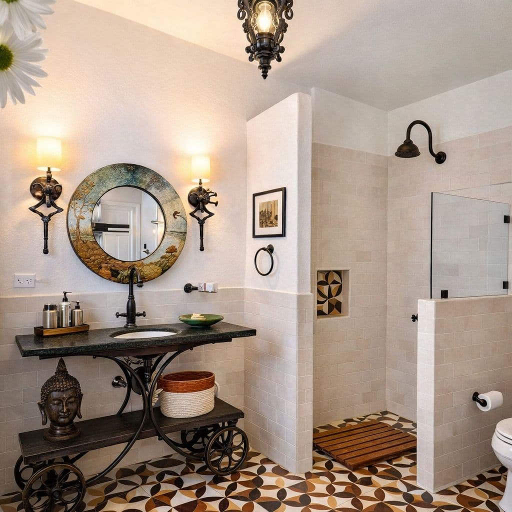 Casa de los Leones — San Miguel de Allende Centro, San Miguel de Allende — photo 25 — artisan spa-inspired luxury bath