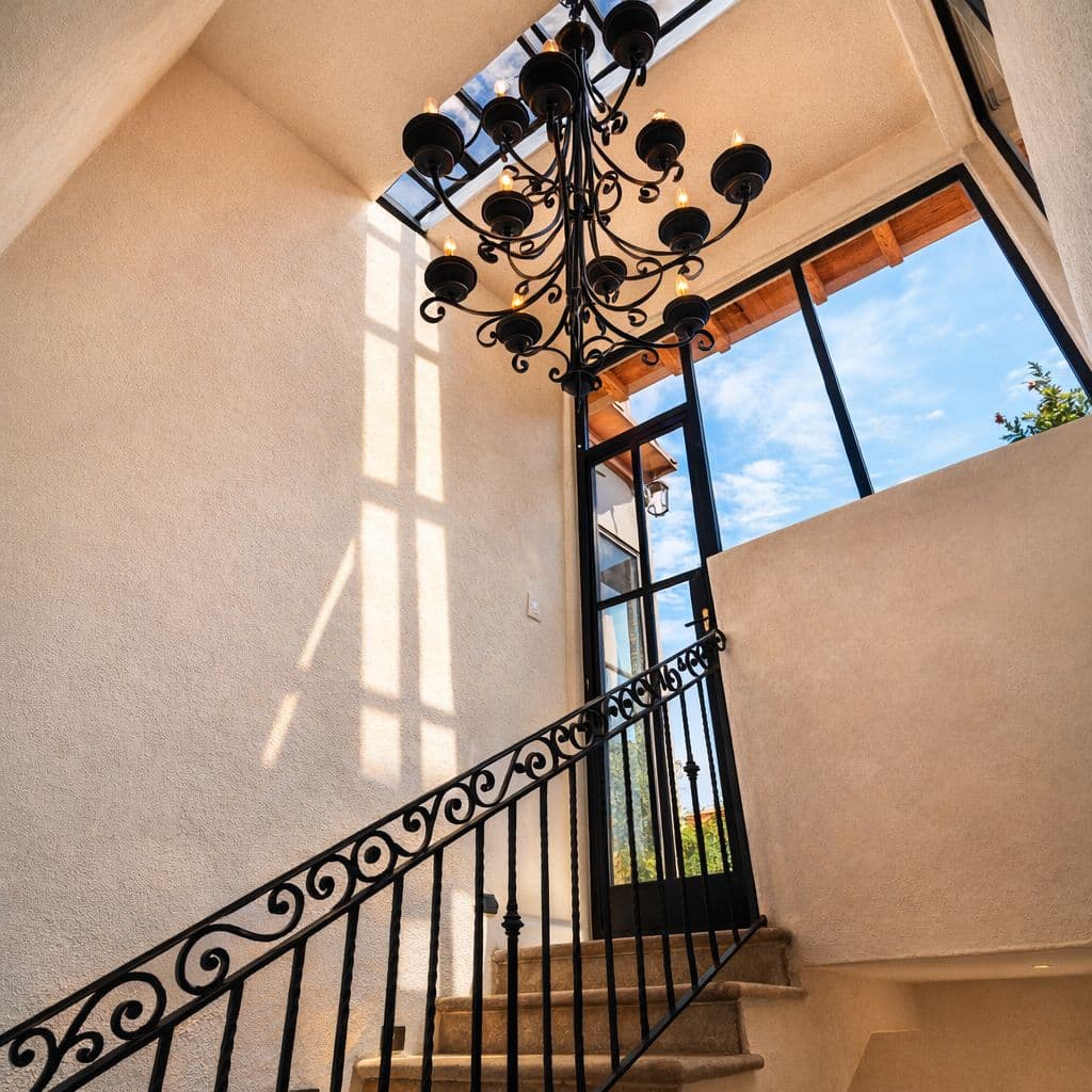 Casa de los Leones — San Miguel de Allende Centro, San Miguel de Allende — photo 29 — soaring light-filled stairwell, architectural elegance