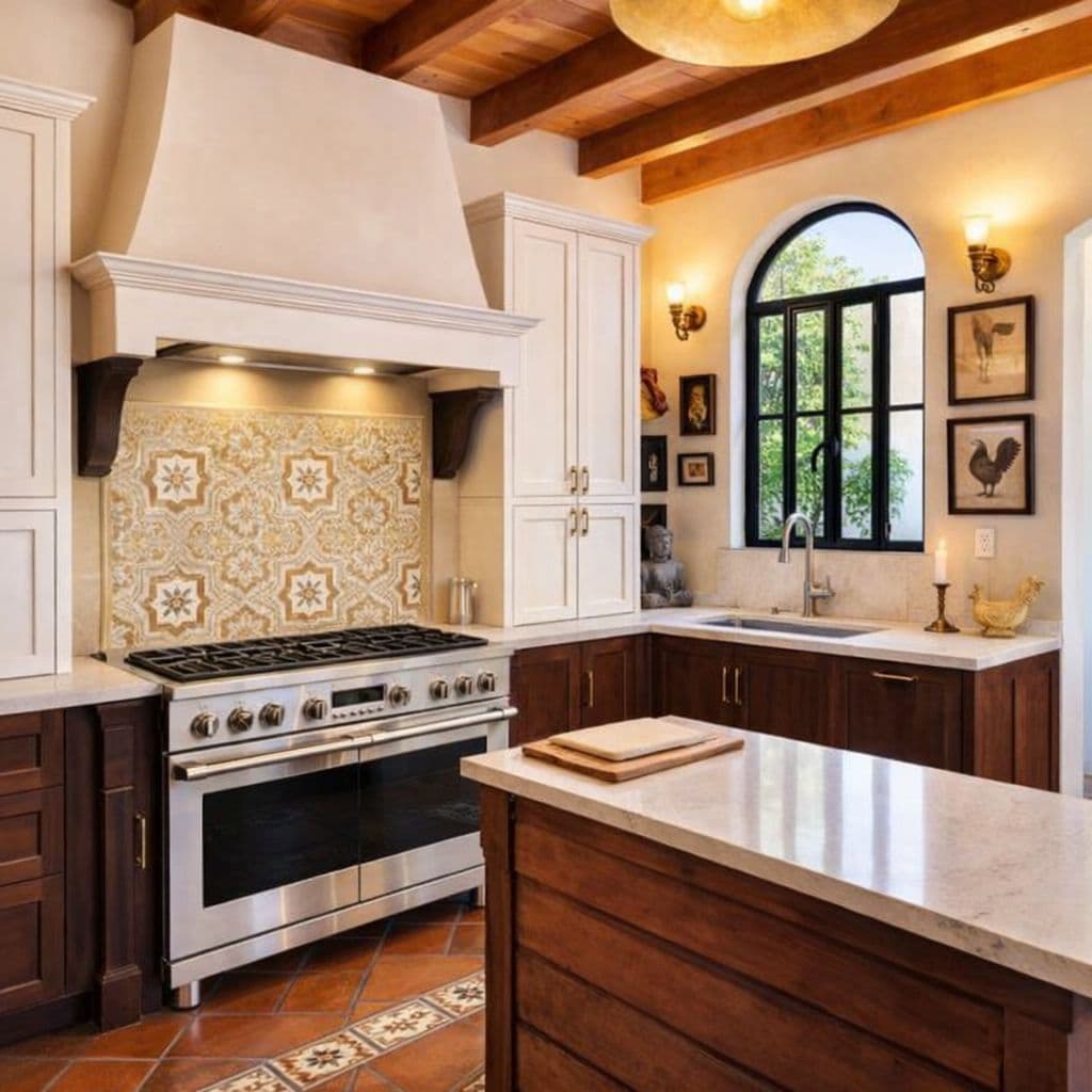 Casa de los Leones — San Miguel de Allende Centro, San Miguel de Allende — photo 11 — sophisticated colonial kitchen, warm architectural charm