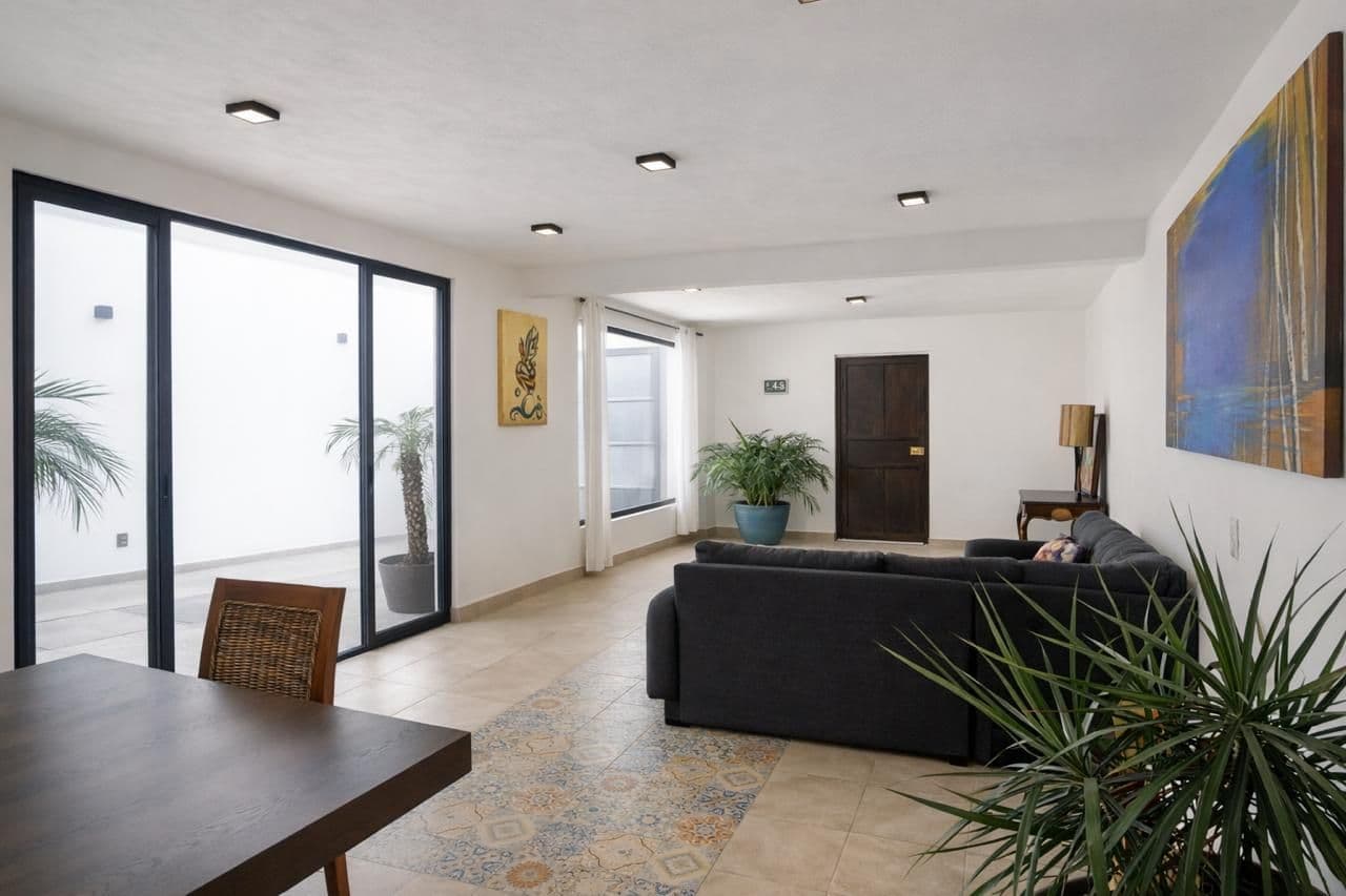 CASA DEL PUENTE DE UMARÁN — Centro, San Miguel de Allende — photo 15 — contemporary open living with abundant light