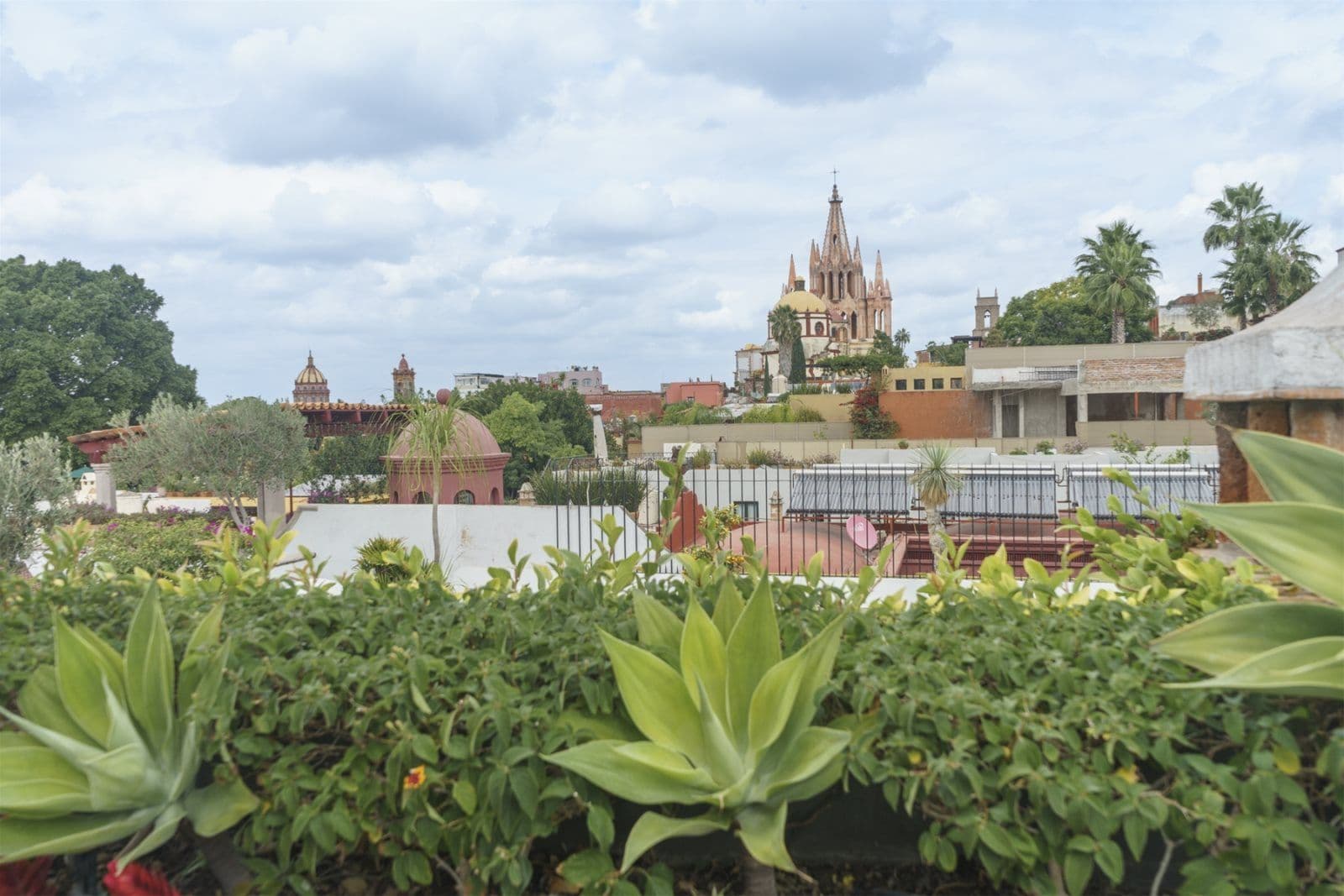 Casa Arcadia — Centro, San Miguel de Allende — photo 24 — manicured gardens, iconic cathedral views