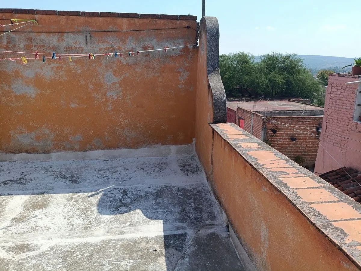 Casa Juan Aldama-Fixer Upper — San Rafael, San Miguel de Allende — photo 11 — rustic rooftop terrace, mountain vistas