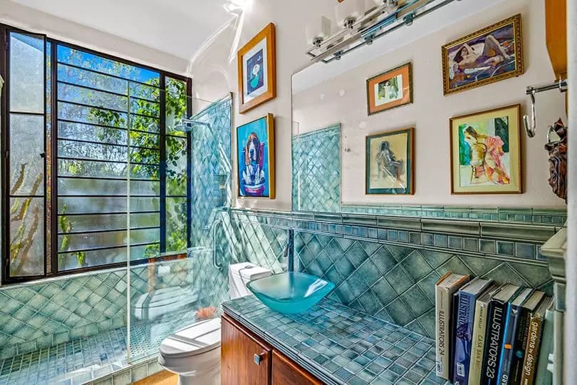 Casa Raul — Balcones, San Miguel de Allende — photo 12 — artfully appointed spa-inspired bathroom