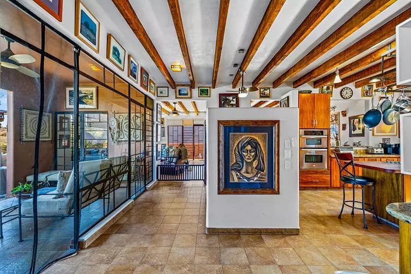 Casa Raul — Balcones, San Miguel de Allende — photo 6 — rustic-chic gallery with soaring beams