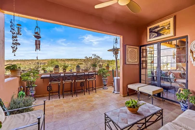Casa Raul — Balcones, San Miguel de Allende — photo 10 — expansive terrace, panoramic desert vistas