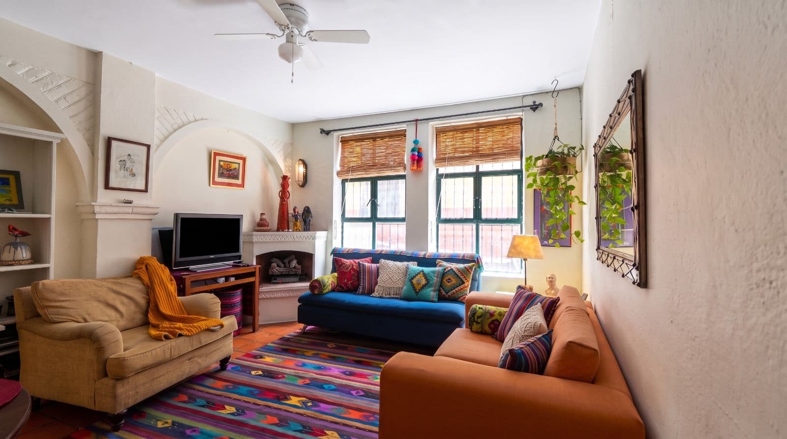 Condo Lelé — Centro, San Miguel de Allende — photo 10 — vibrant, light-filled bohemian living space
