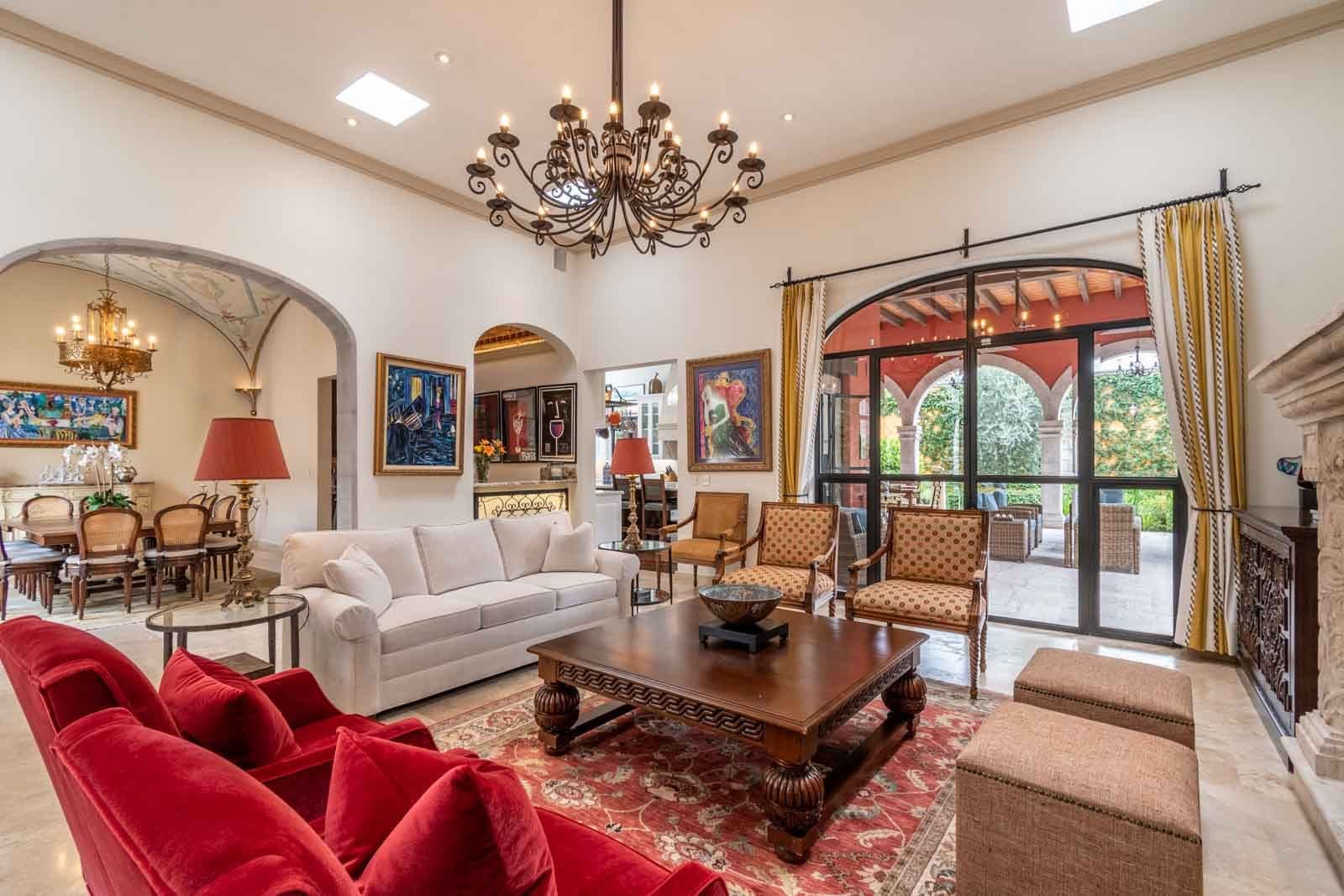 Casa Cosmati — Atascadero (Arcos de San Miguel), San Miguel de Allende — photo 4 — soaring ceilings, timeless elegance, courtyards beyond