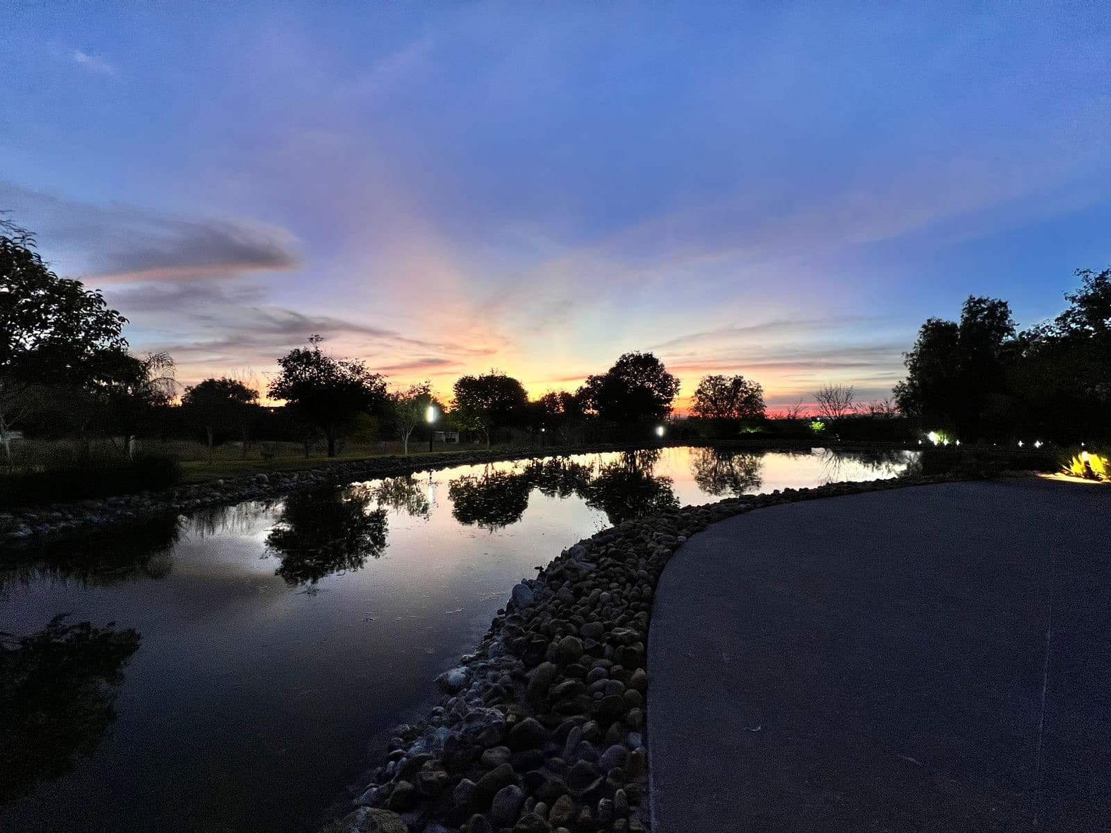 Manzana 7 Lote 46 — Las Campanas, San Miguel de Allende — photo 11 — serene waterfront twilight retreat