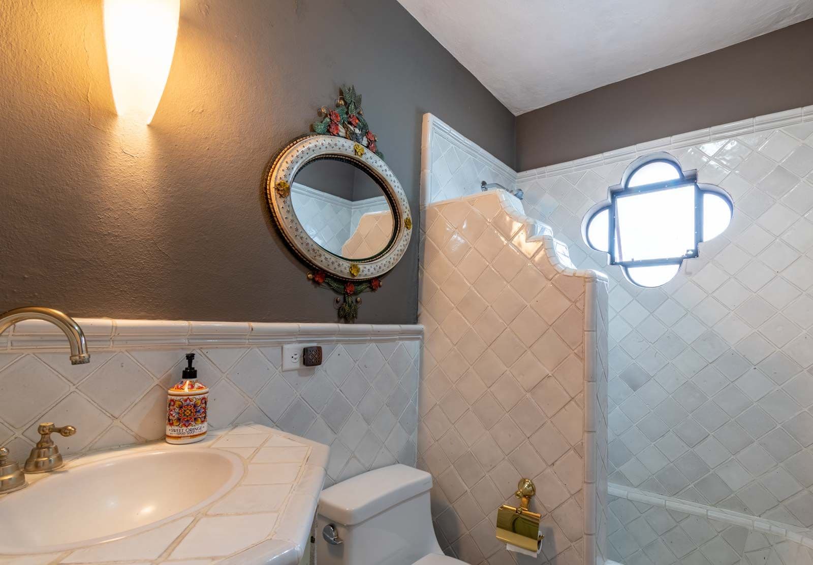 Casa Suerte — Balcones, San Miguel de Allende — photo 10 — charming vintage bathroom with artisanal details