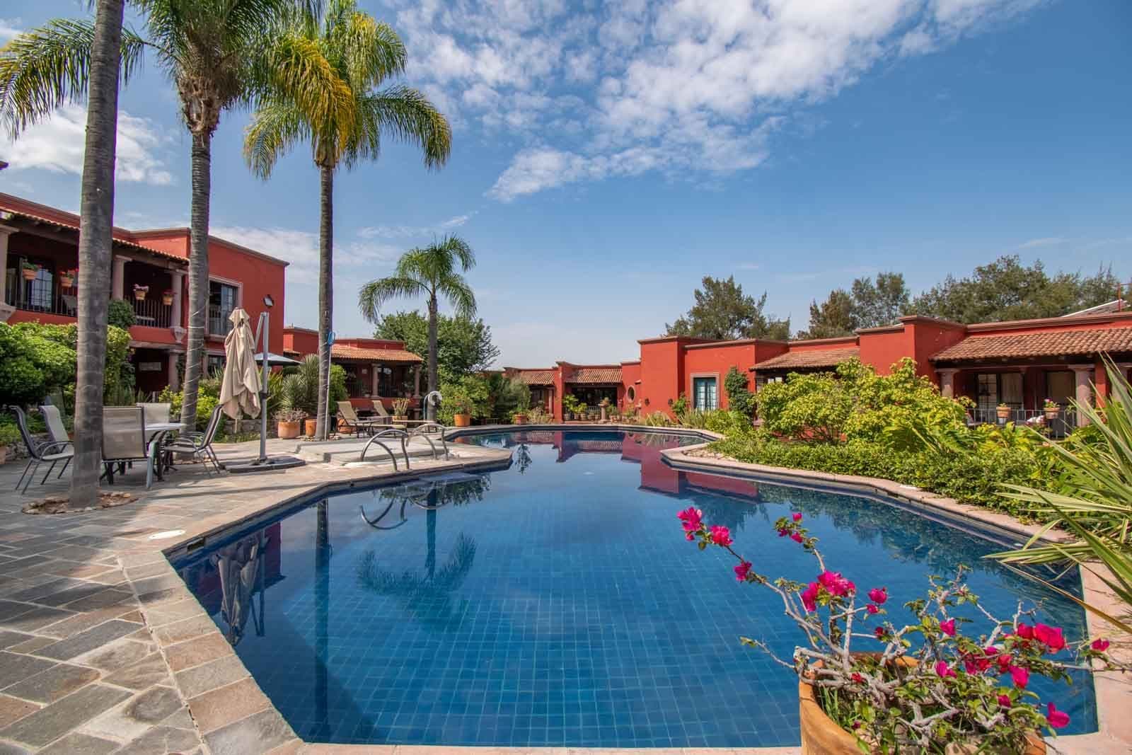 Casa Suerte — Balcones, San Miguel de Allende — photo 23 — hacienda elegance, resort-style poolside living
