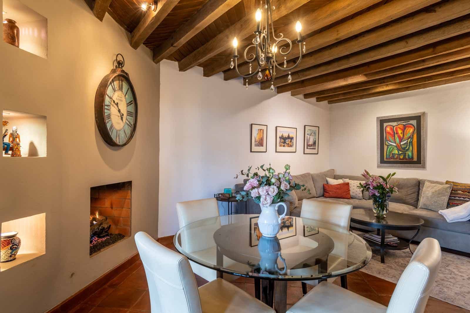Casa Suerte — Balcones, San Miguel de Allende — photo 6 — elegant open-concept living space
