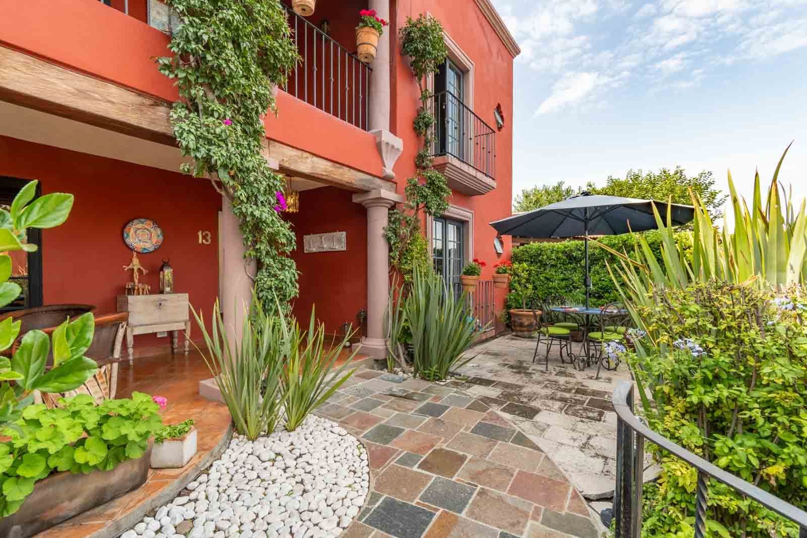 Casa Suerte — Balcones, San Miguel de Allende — photo 2 — charming courtyard oasis, vibrant colonial elegance