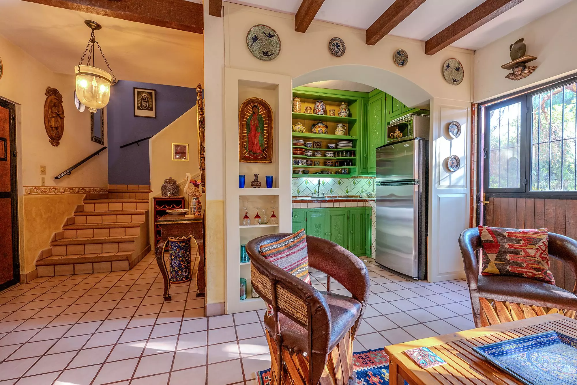 Casa Corazón — Valle del Maíz, San Miguel de Allende — photo 18 — vibrant colonial kitchen with authentic charm