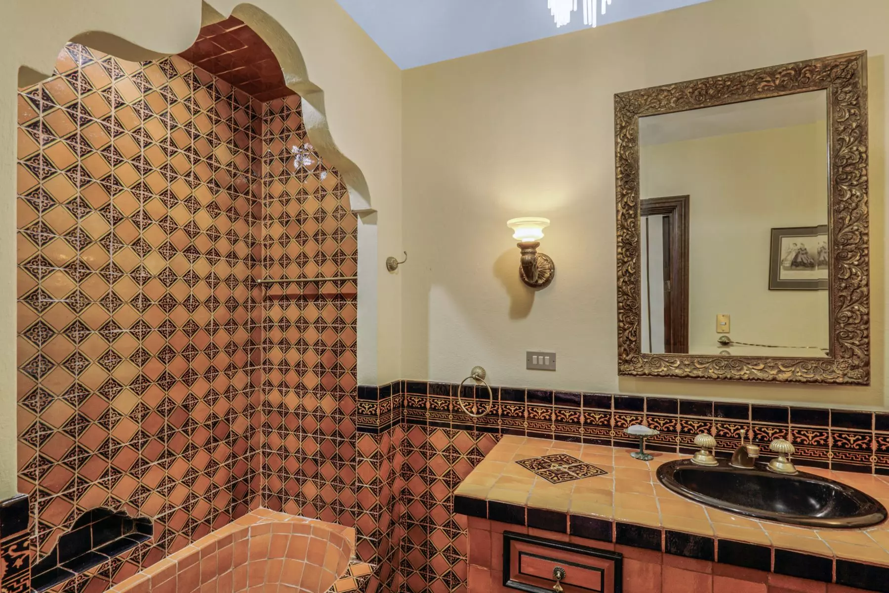Casa de la Canal — Centro, San Miguel de Allende — photo 10 — authentic talavera-tiled luxury bath