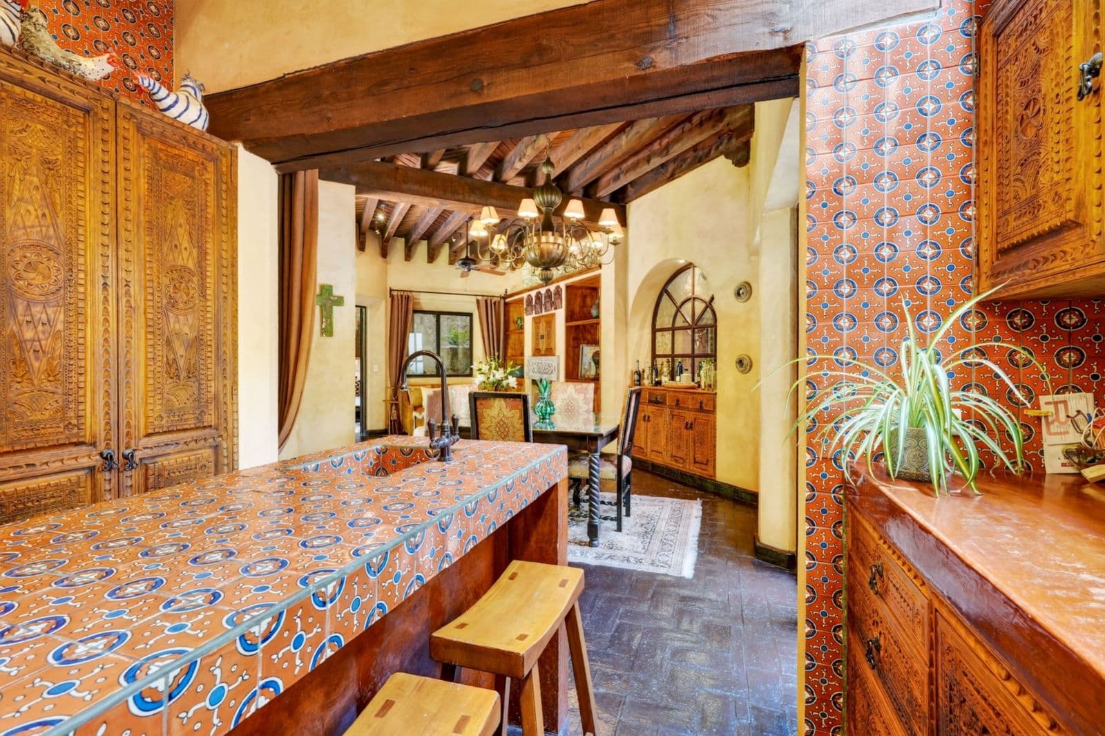 Villa Escondida — Centro, San Miguel de Allende — photo 10 — artisan-tiled luxury master suite