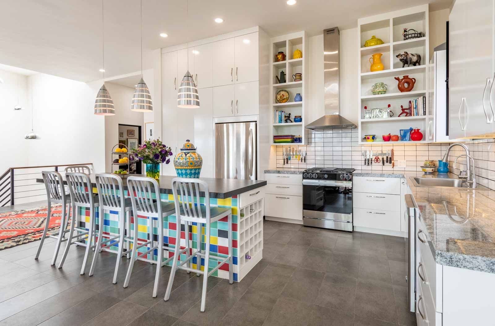 Contemporary Obraje — El Obraje, San Miguel de Allende — photo 18 — vibrant, contemporary kitchen with artistic charm