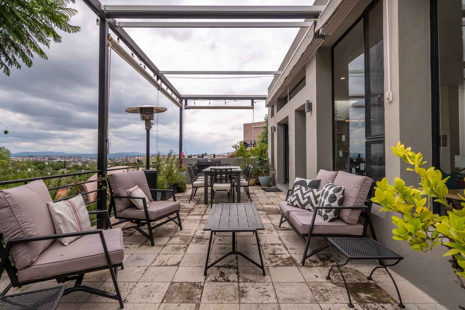 Contemporary Obraje — El Obraje, San Miguel de Allende — photo 24 — panoramic views from elevated terrace