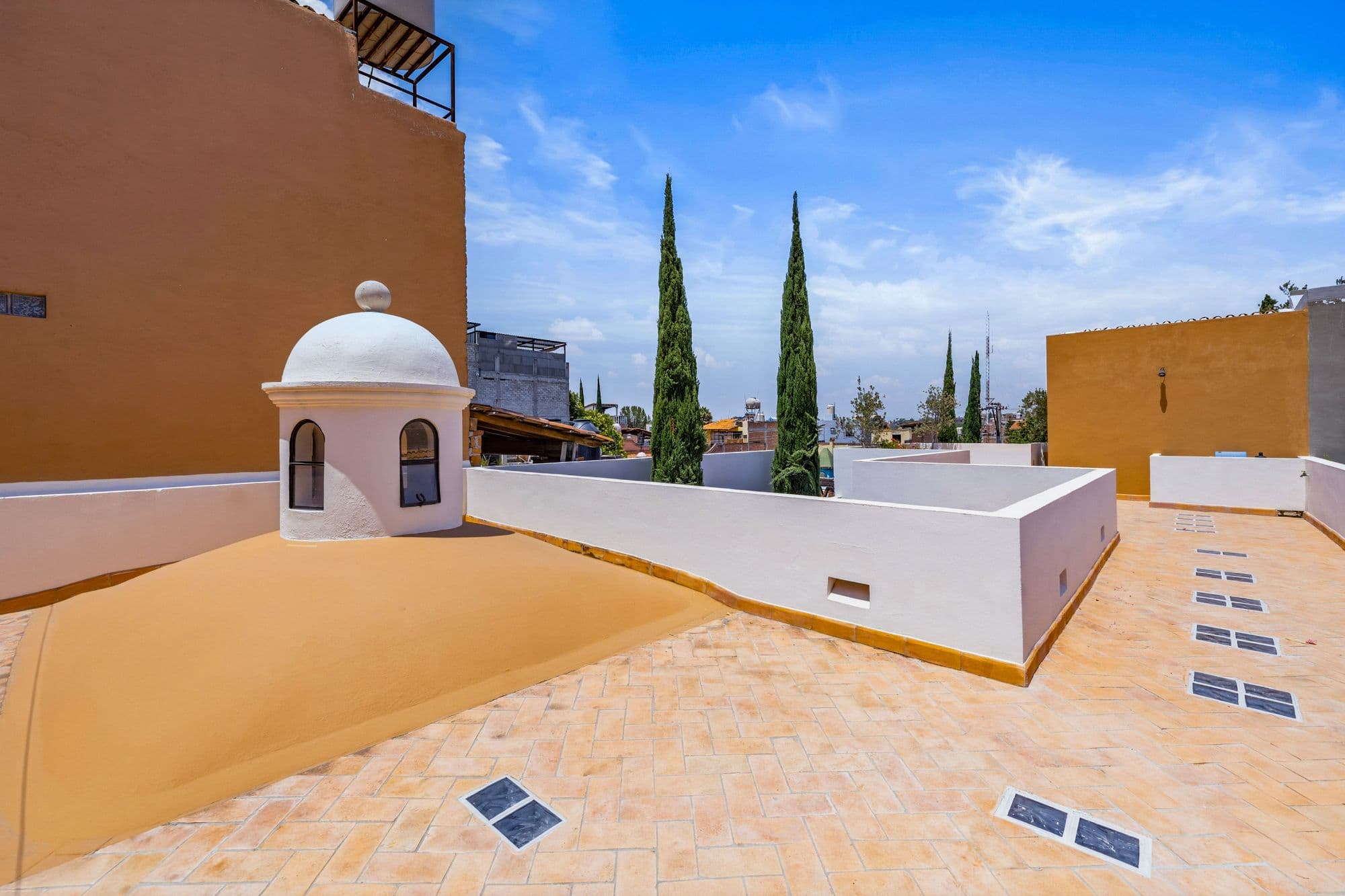 CASA PINO — Guadalupe, San Miguel de Allende — photo 28 — stunning rooftop with cypress views