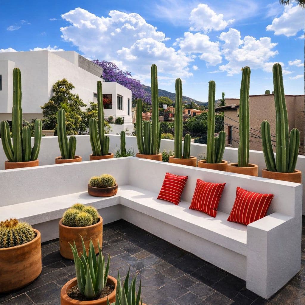 Breathtaking Casa Blanca — Guadiana, San Miguel de Allende — photo 45 — stunning rooftop oasis with mountain views