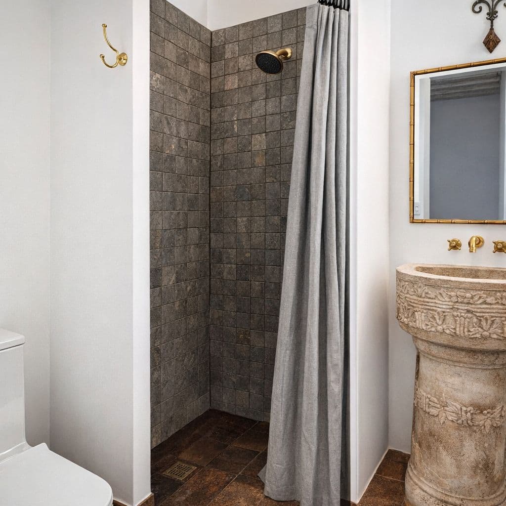 Breathtaking Casa Blanca — Guadiana, San Miguel de Allende — photo 41 — elegant spa-inspired shower retreat