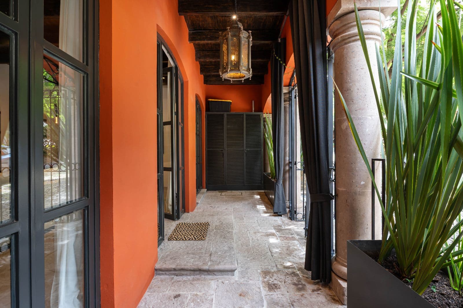 Casa Santa Mónica — Centro, San Miguel de Allende — photo 3 — authentic colonial corridor, rustic elegance
