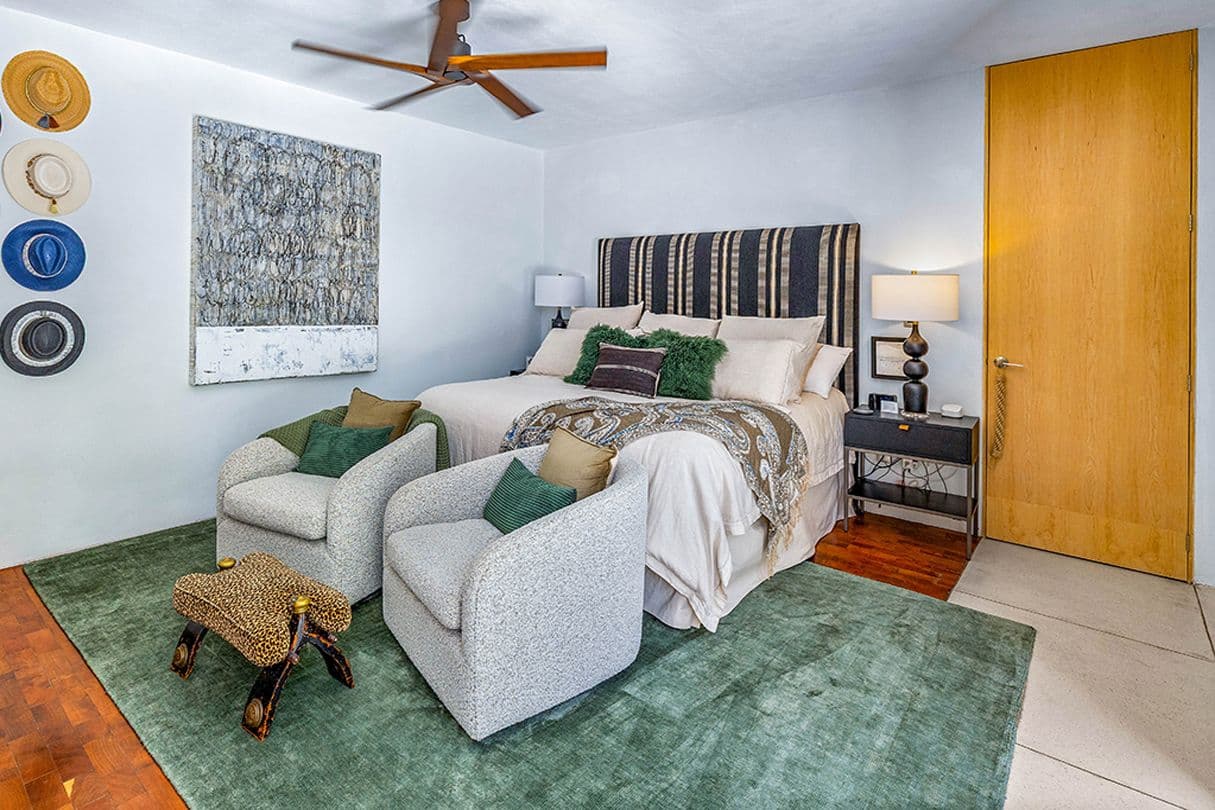 Casa 19 — Centro, San Miguel de Allende — photo 8 — sophisticated primary suite with curated elegance