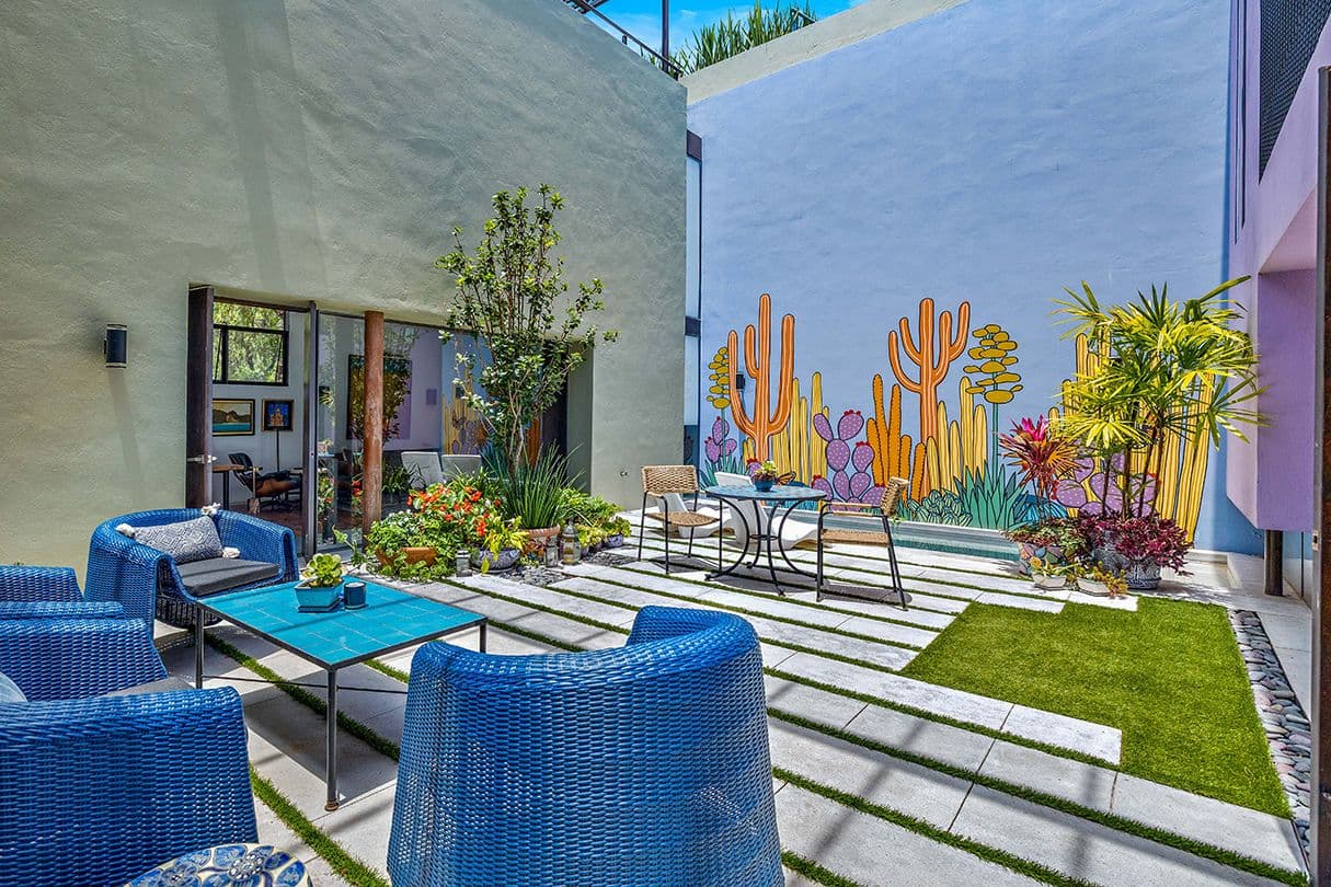 Casa 19 — Centro, San Miguel de Allende — photo 2 — vibrant courtyard, contemporary mexican charm