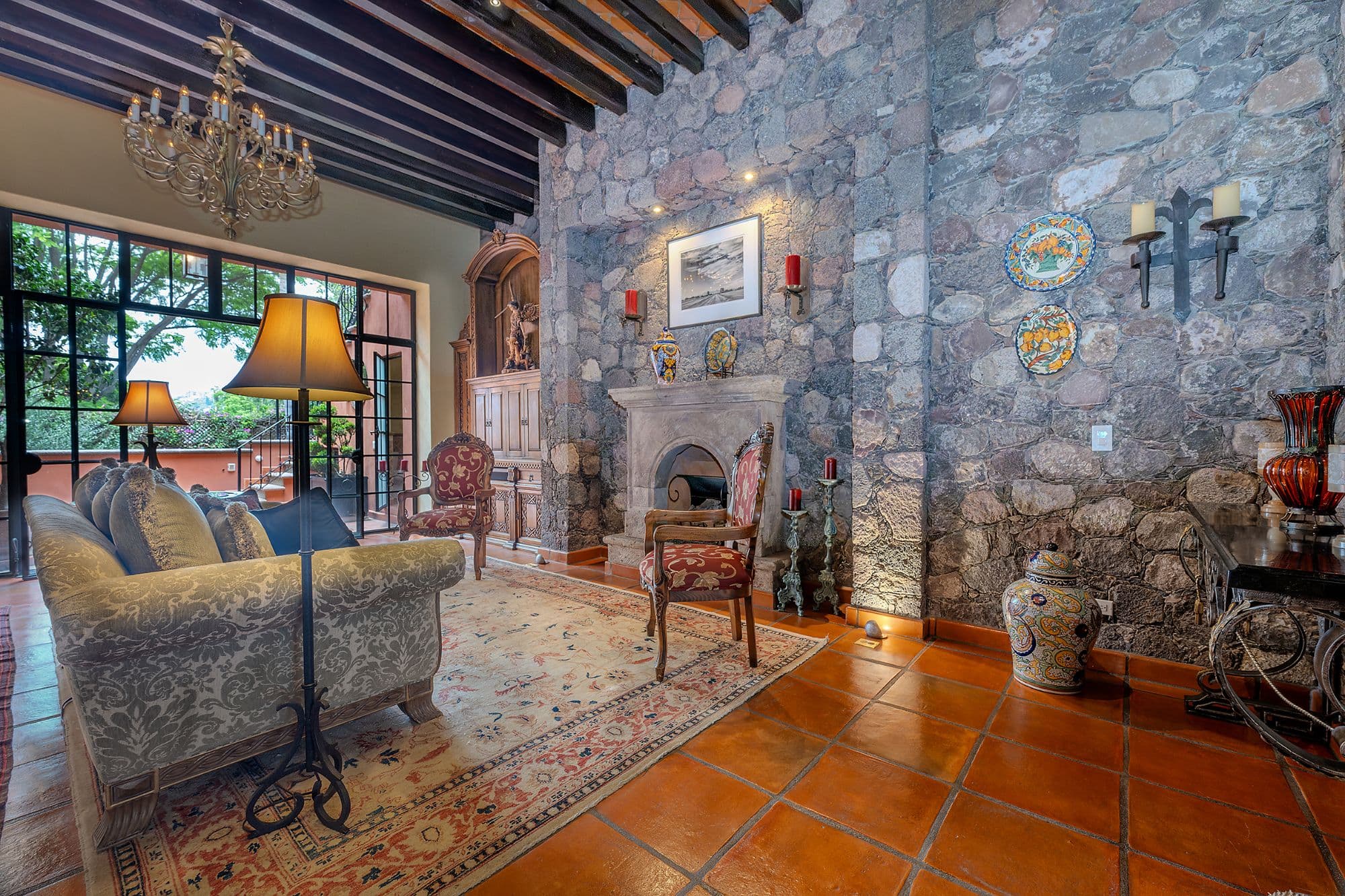 Casa Del Encanto — Guadiana, San Miguel de Allende — photo 7 — rustic stone elegance meets refined comfort