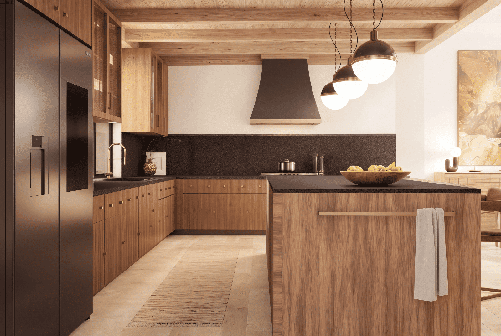 ORIZABA - Residencia 1 — San Antonio, San Miguel de Allende — photo 13 — warm wood and dark elegance kitchen