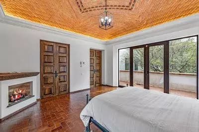 Casa Bamboo — Ojo de Agua, San Miguel de Allende — photo 17 — serene master suite, artisan finishes