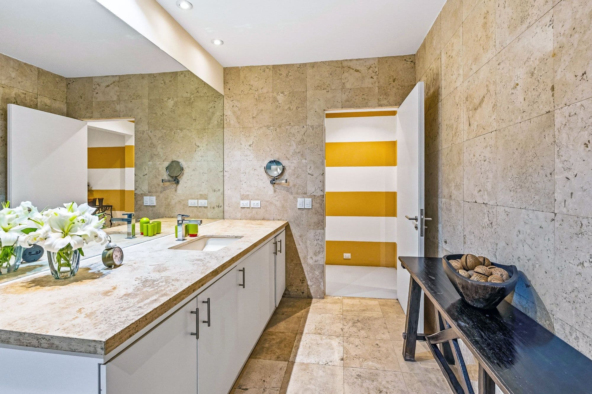 Casa Kent — Centro, San Miguel de Allende — photo 15 — sophisticated spa-like master bath elegance