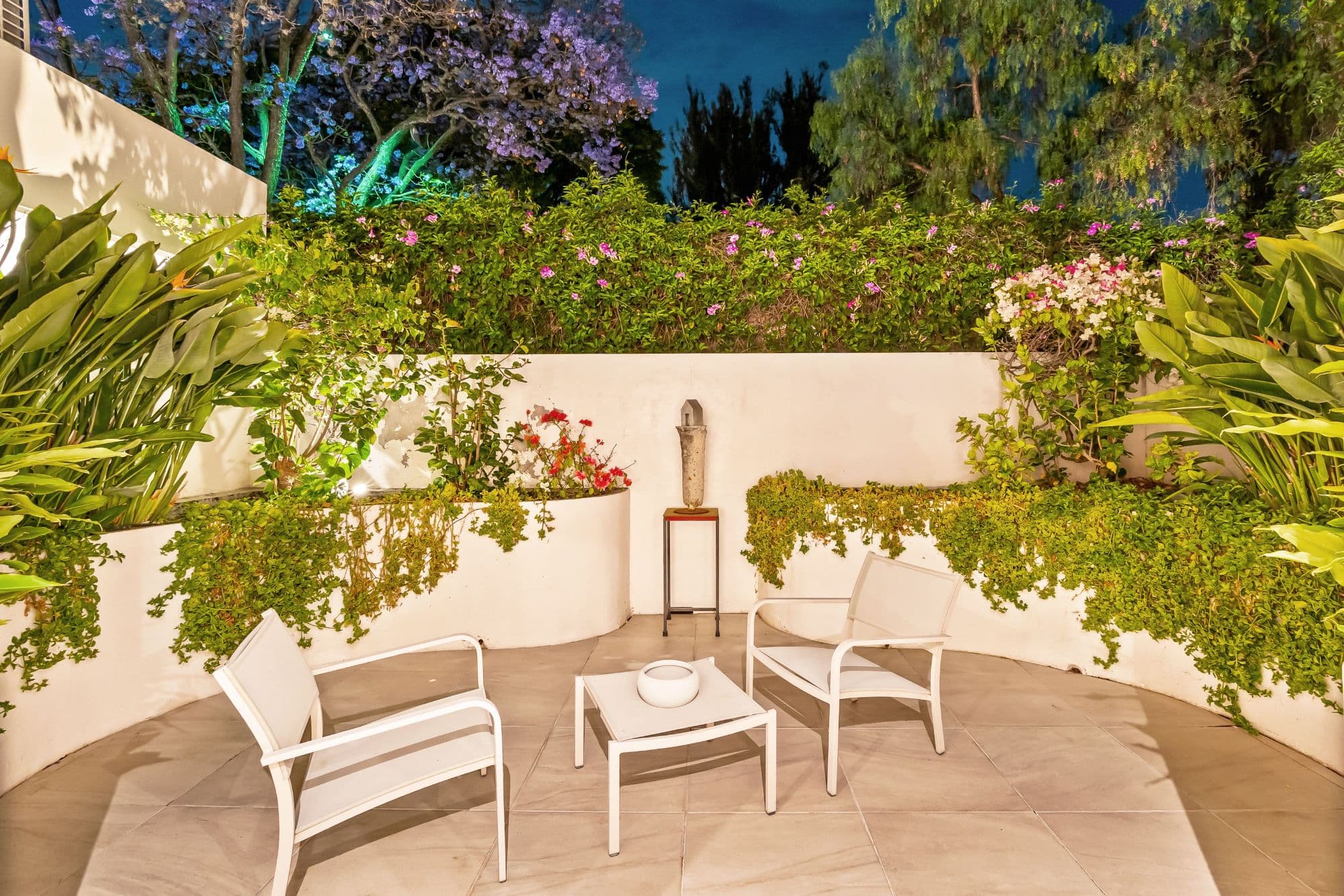 Casa Kent — Centro, San Miguel de Allende — photo 16 — enchanting nighttime courtyard oasis awaits
